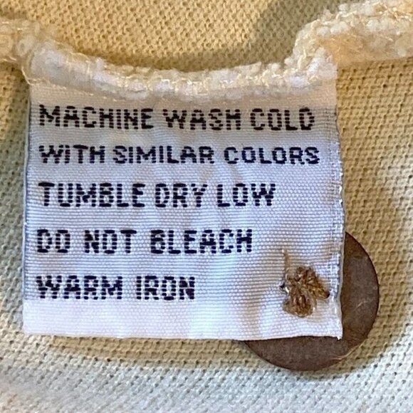 Tommy Bahama Mens Short Sleeve Polo Soft Yellow Medium - Picture 5 of 5